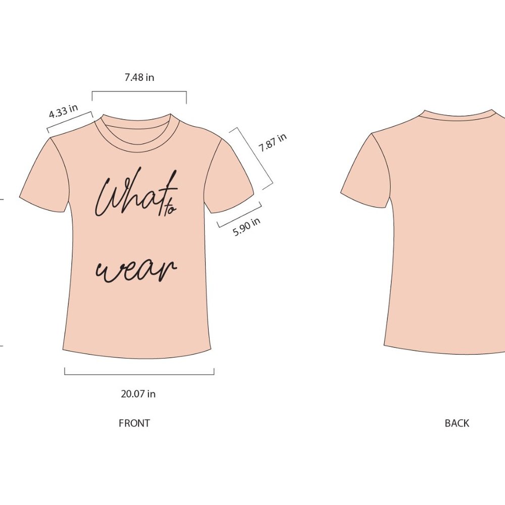 What to wear t-shirt, fashion tee, slogan shirt, pink shirt - Picture 4 of 4